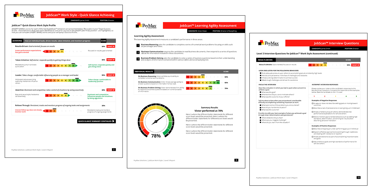 pre-employment testing, hiring assessments